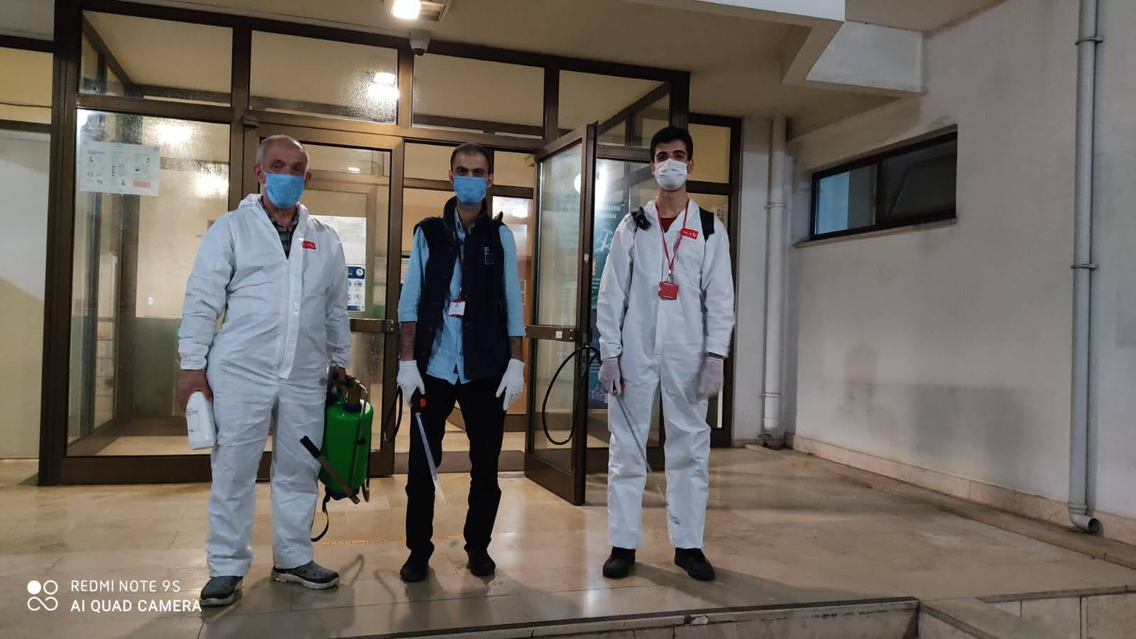 Selva İlaçlama uygulama sonrası saha ekibi